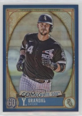 2021 Gypsy Queen Box Topper Chrome Indigo Refractor 19/150 Yasmani Grandal 0g76