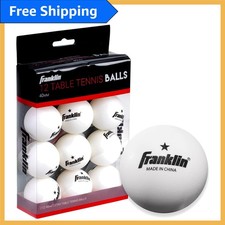 Superior Quality Ping Pong Balls, 12-Pack - Official 40mm for All Skill Levels
