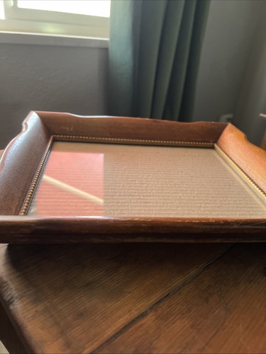 Vintage Medium Wood Picture Frame With Gold Accents 8x10 - Picture 3 of 12