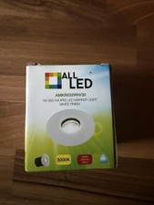 LED Marker Light, All LED AMKR032WH/30, MIDI 1W LED 350 mA, IP65, White Finish