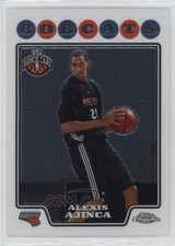 2008-09 Topps Chrome Alexis Ajinca #199 e9p