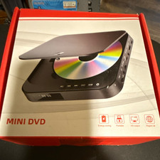 Portable Mini DVD Player MD115B Region Free Energy Saving Black