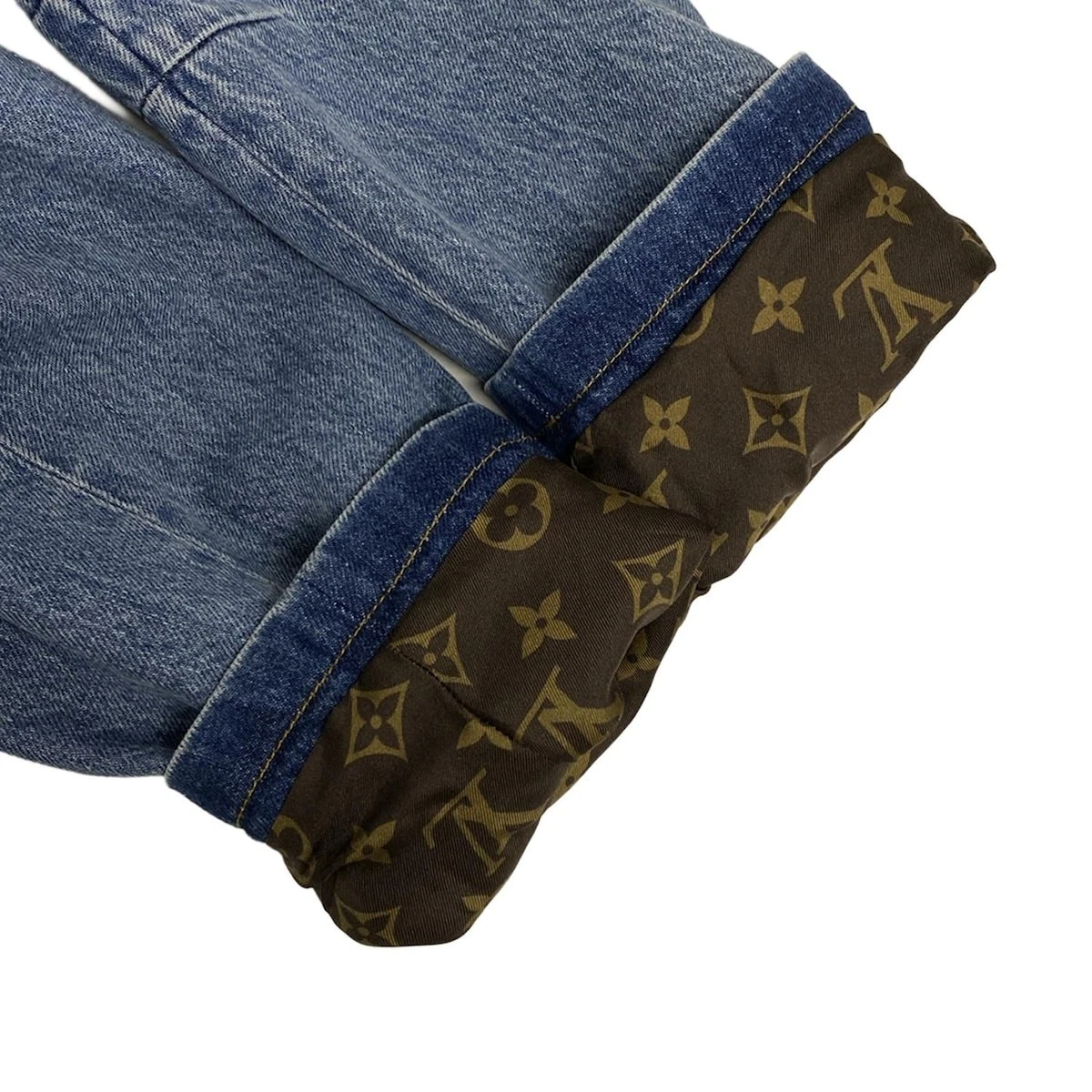 LOUIS VUITTON（LV） Giacca denim doppiopetto originale LOUIS VUITTON 1AFPBR RW241WB EFY FQVE60 blu 