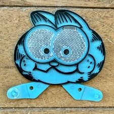 VTG 70s 1978 Garfield Cat Blue Bicycle Reflector United Feature Syndicate
