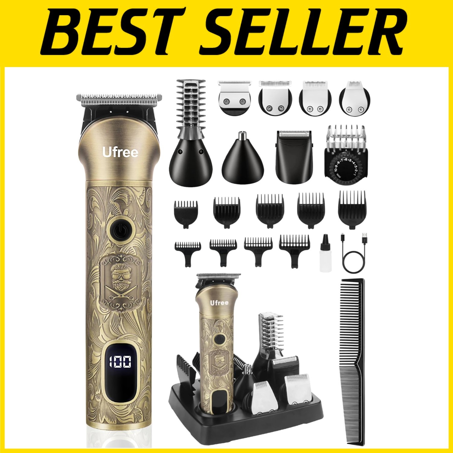 All-in-One Beard Trimmer Kit for Men