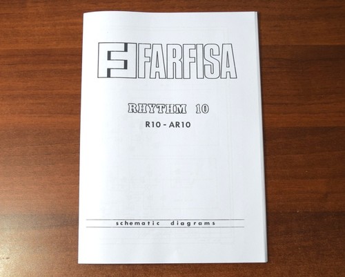 FARFISA Rhythm 10 Schematic Diagrams Service Manual Repair Electrical Diagram R-10