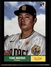 2024 Topps Archives Black Foilboard Yuki Matsui #4 San Diego Padres