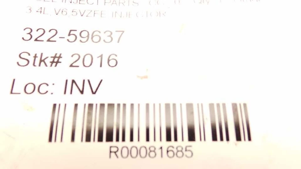 TOYOTA 4RUNNER 96-98 INYECTOR DE COMBUSTIBLE 3,4 L Foto 4 de 4