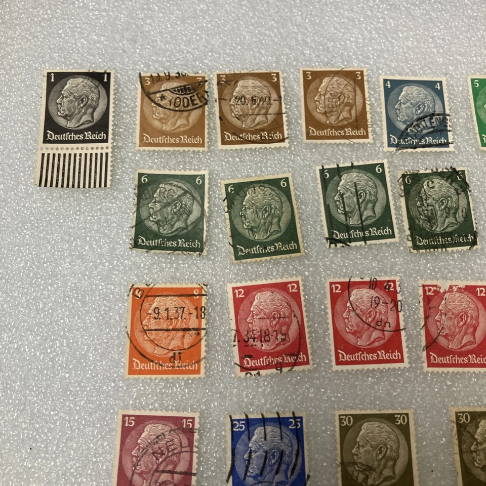 40 USED/HR/Deutsches Reich/Hindenburg Germany Stamps; 1920- 1945; $1 Ships. DEAL - Image 2 of 4