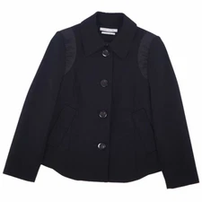 Foxy New York FOXEY Jacket Stainless Color Button Front Solid Used MOLO-0