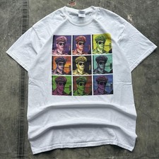 Vintage Y2K Andy Warhol General Douglas MacArthur Art Army Military Shirt