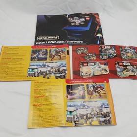 Vintage LEGO Star Wars Instruction Manuals Lot of 6 Booklets 7133 8017 6206 