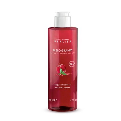 Perlier Mizellenwasser Gesicht Augen Strukturierer ohne Spülung Granatapfel 200ml