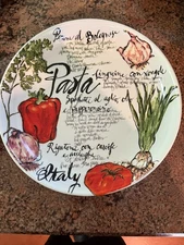 Rosanna Italy-Inspired Porcelain China Pasta Dish, Large Pasta Serving Bowl, 13"