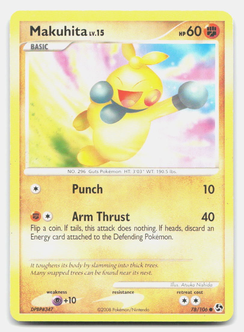 Makuhita 78/106 Common Great Encounters Pokemon LP