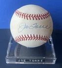 JOE TORRE NEW YORK YANKEES OFFICIAL AL AUTOGRAPHED BASEBALL. PROOF.
