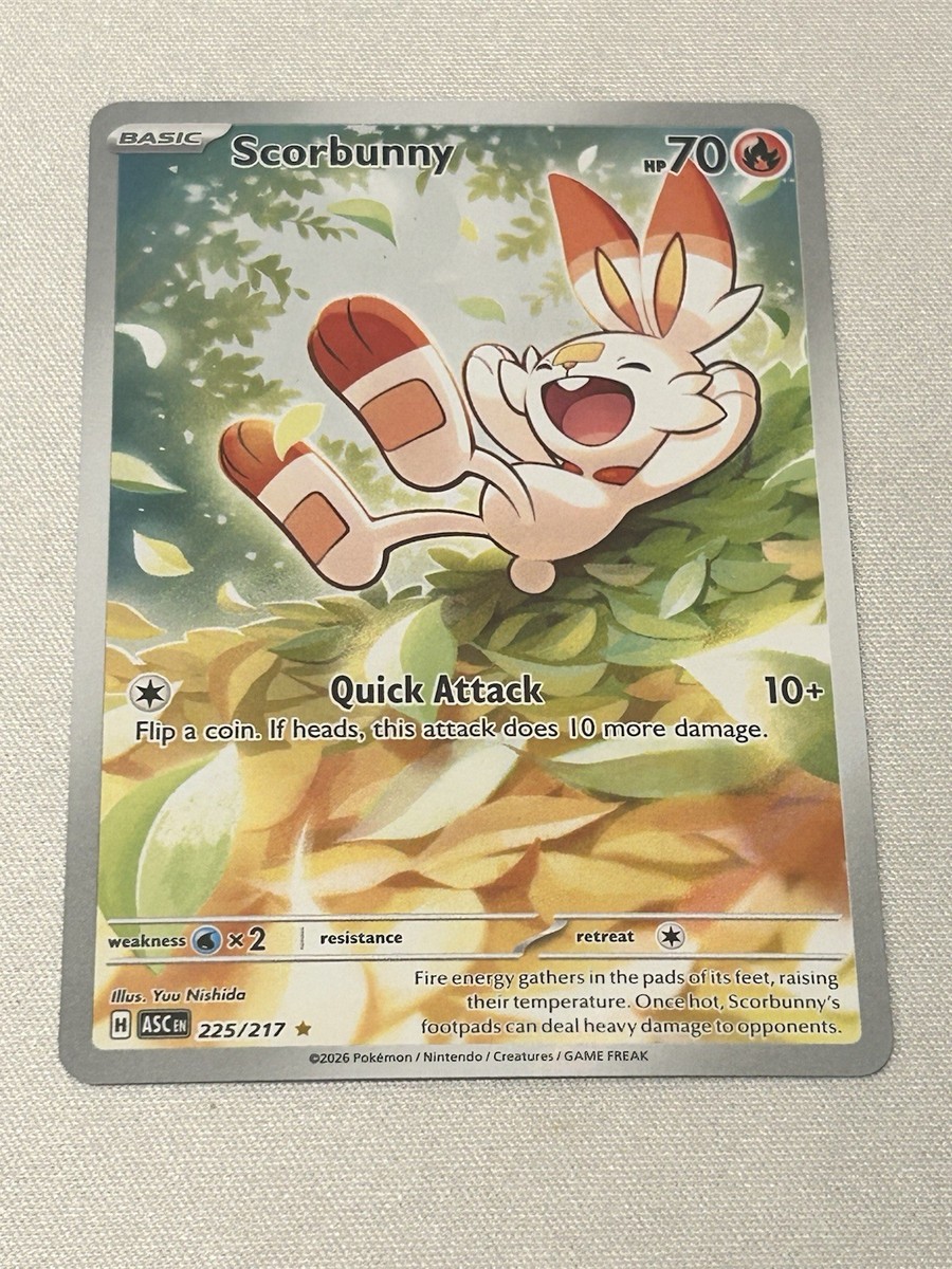 Scorbunny #225 – Ascended Heroes – Pokémon TCG – Near Mint | eBay