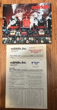 Vintage 1981 M rklin Train Catalog  RARE Price Lists - Thinker Toys Palo Alto