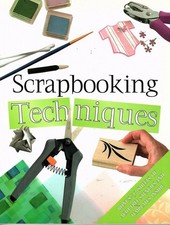 Scrapbooking Techniques Paperback 2005 12 pages of Templates and Stencils NEW