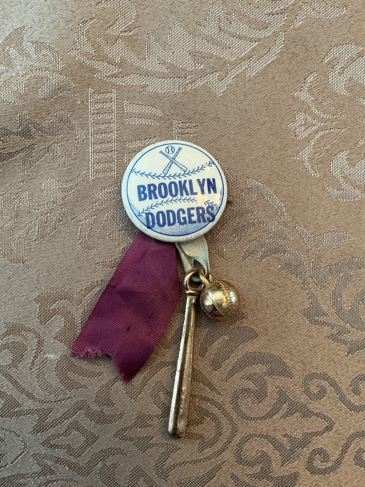 1950s Brooklyn Dodgers Baseball Pin