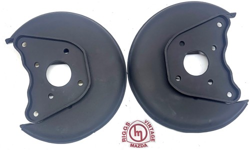 Mazda Rx3 808 Front Brake Dust Covers Shields - Picture 2 of 4
