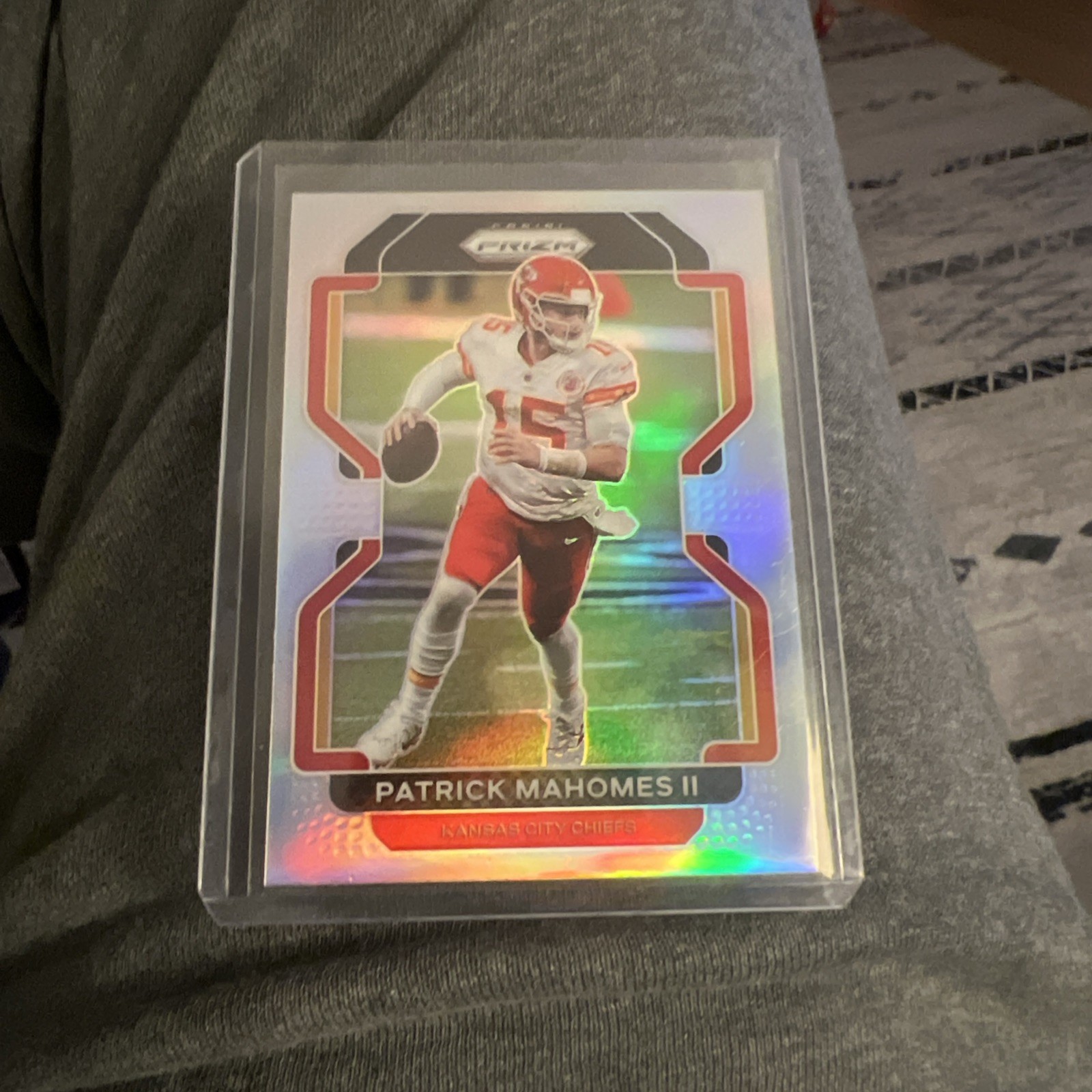 2021 Panini Prizm - Patrick Mahomes II #190 Silver Holo Prizm KC Chiefs