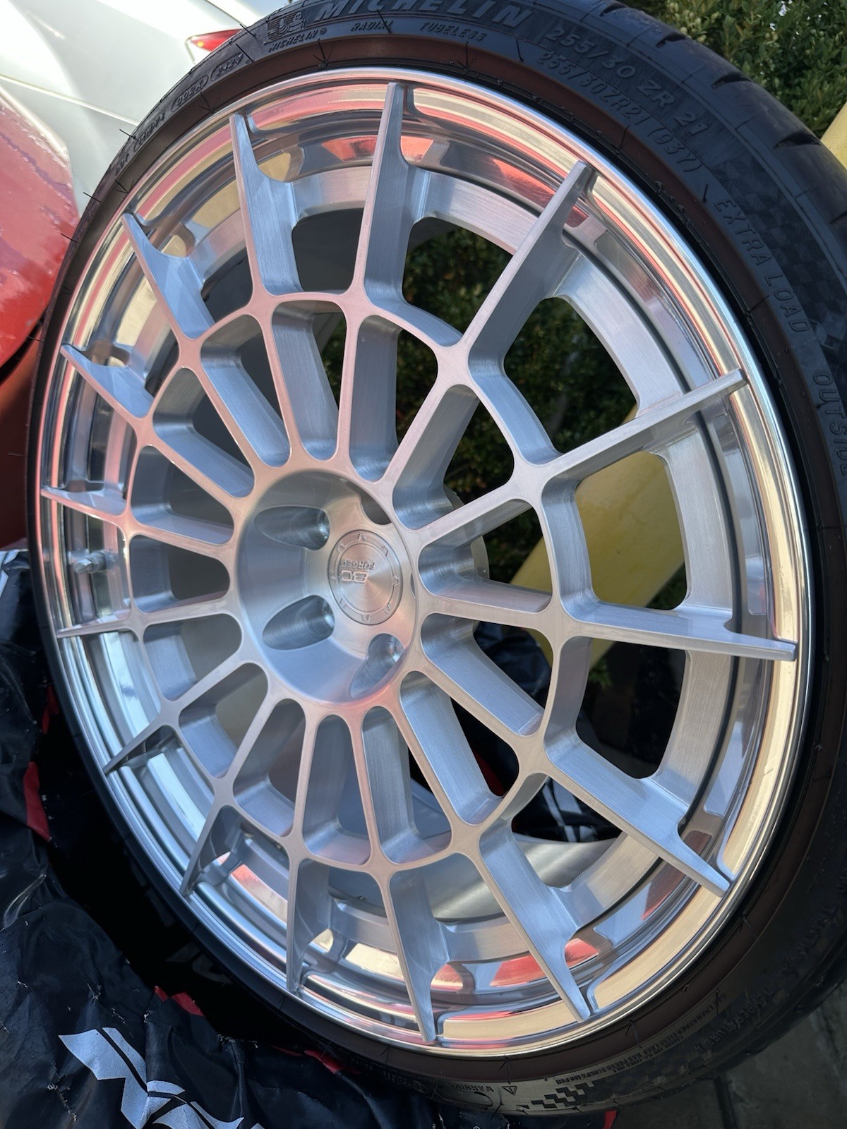 BC Forged  2 piece  21/22 Wheels w/ Michelin Pilot Sport 4S & TPMS Lamborghini 