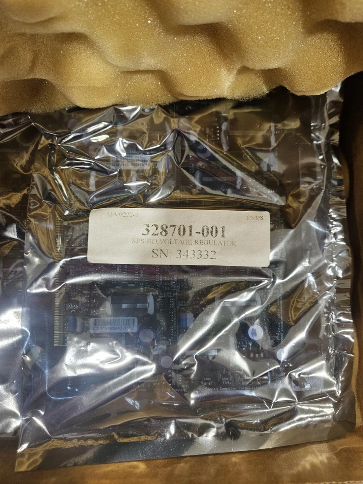 Lote de placas de circuito Compaq vintage - antiestático sellado, sin probar, repuestos para servidor Foto 2 de 4