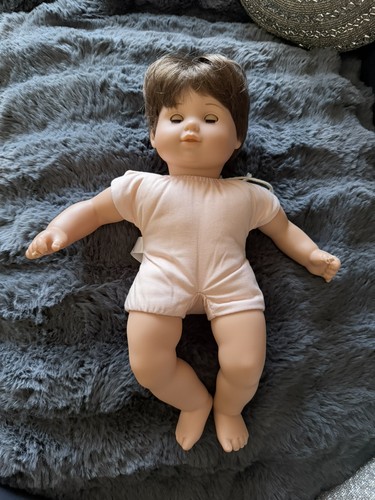 American Girl Bitty Baby Twin Doll Brunette Hair Needs TLC
