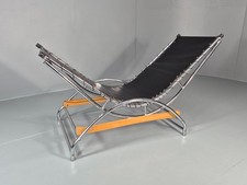 Vintage Bauhaus Style Chaise Longue Ahlberg for Swecco 1980s Retro  EB11112 M4SS