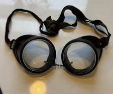 Vintage Sellstrom Safety Goggles Steampunk Industrial Cup Glass Lenses