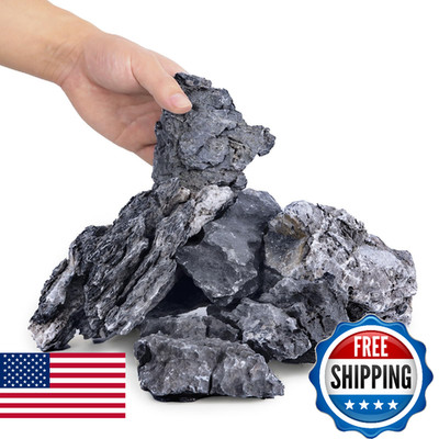 Hygger CO2 6.6LB Seiryu Rock Stone for Aquascaping,4-6 inch Natural Aquarium Lan