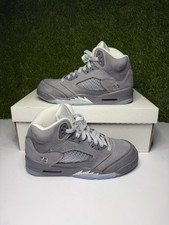 Air Jordan 5 Wolf Grey Retro Size 5.5y GS Sneakers 2026 440888-002