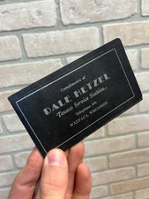 Vintage 1940s Texaco Gasoline Stamps & Tire Record Holder Waupaca Wisconsin