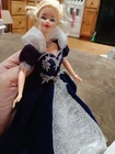 Barbie Vintage Millennium Princess Dress and doll.  Navy Dress