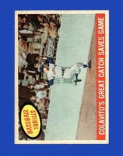 1959 Topps Set-Break #462 Colavito's Great Catch EX-EXMINT *GMCARDS*