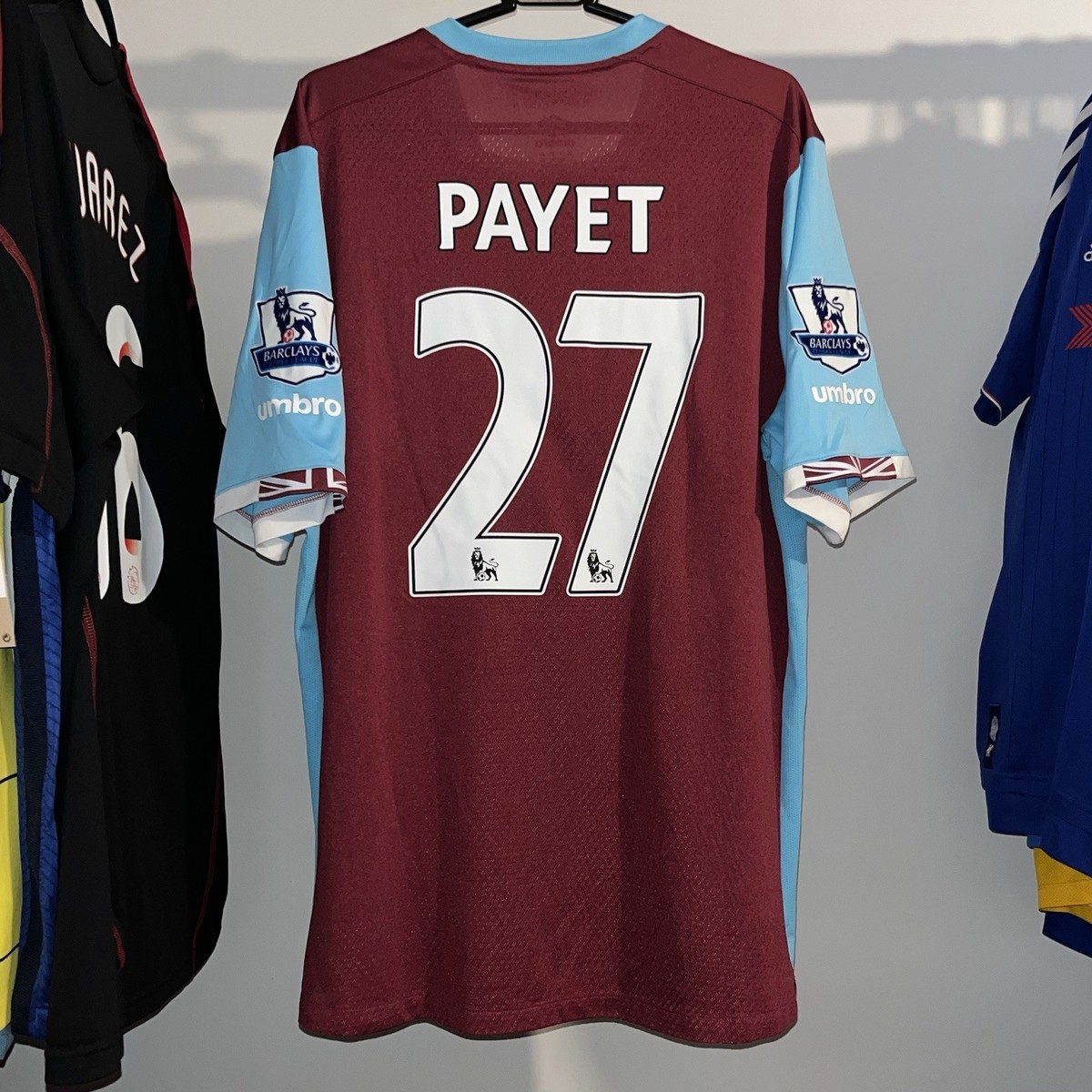 West Ham United 2016/17 Umbro Home Football Shirt Payet 27 Mens