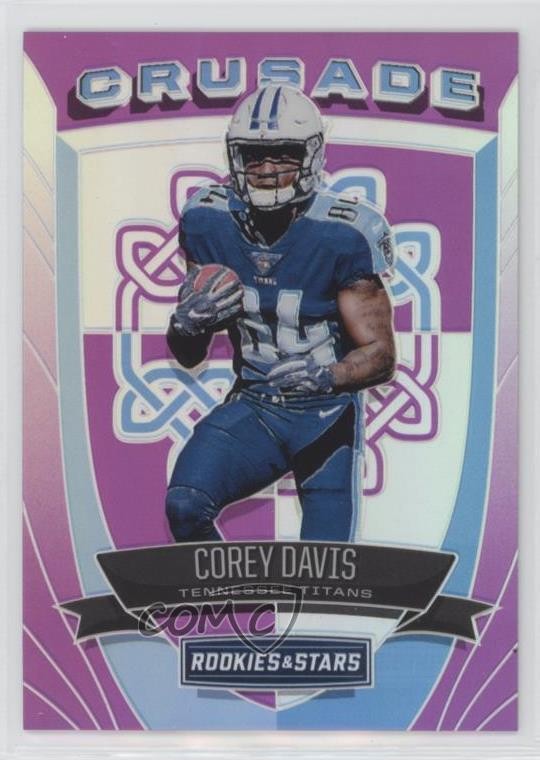 Corey Davis Panini Rookies & Stars Crusade #38 Purple