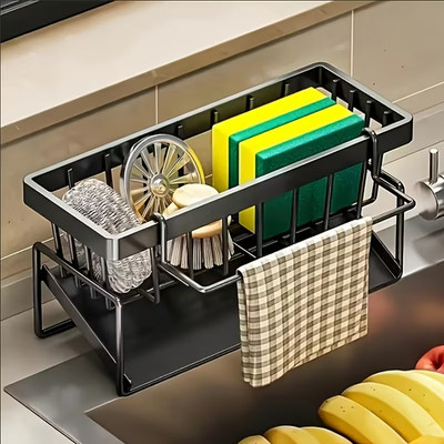 High Quality Kitchen Sink Tray, Integrated Sponge Rack, Multi-purpose Kitchen