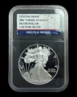 2004-W One Ounce American PROOF Silver Eagle * DEEP CAMEO