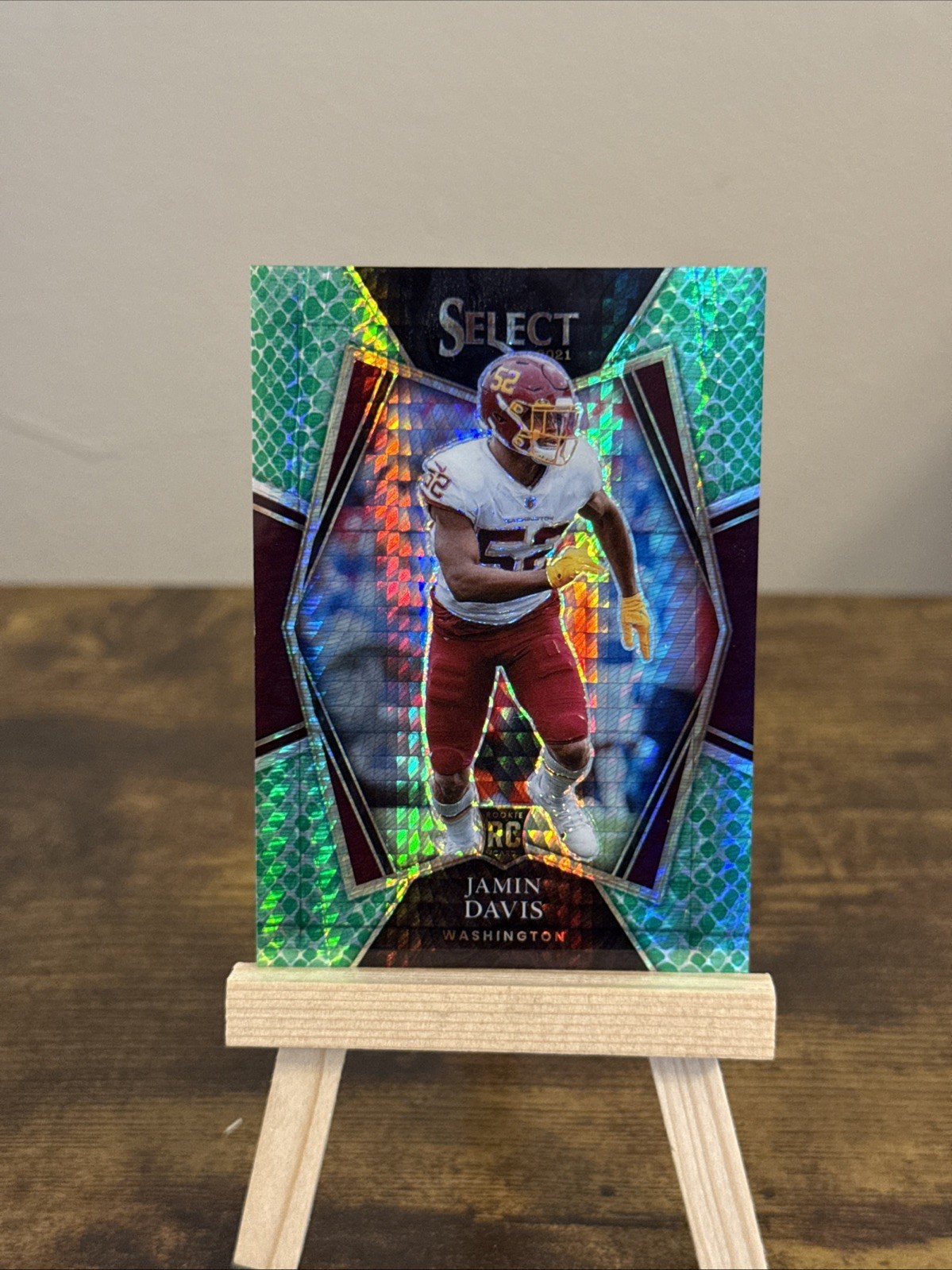 Jamin Davis Panini Select #187 Dragon Scale