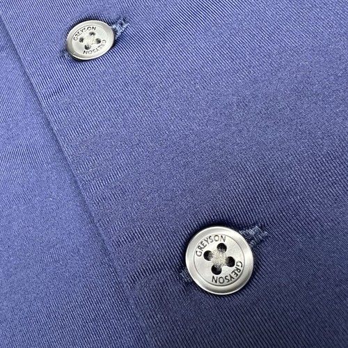 Polo Greyson Para Hombre XL Azul Rendimiento Golf Lobo Logo Manga Corta - Imagen 3 de 7