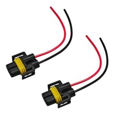 H11 Connector Light Bulb Plug Adapter, Wiring Harness Pigtail Socket 2