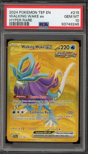 Pokemon Walking Wake ex Temporal Forces Hyper Rare #215 PSA 10 Gem Mint