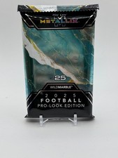 2025 Wild Card Metallix Football Pro-Look Less /25 Pack