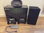 Microsoft Xbox Series X 1TB Spielekonsole - Schwarz OVP Festplatte & Controller