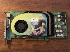 NVIDIA GeForce 6800 AGP 8X 128MB Video Card (P/N 128A8N343DX) - TESTED WORKING