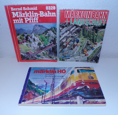 Konvolut Märklin H0, Landschaften, Märklin Bahn mit Pfiff 3St. PK6679 o.