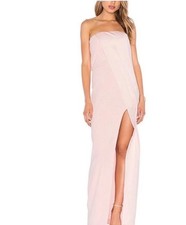 NWT Halston Heritage Blush Strapless Dress Size 4 Retails $420