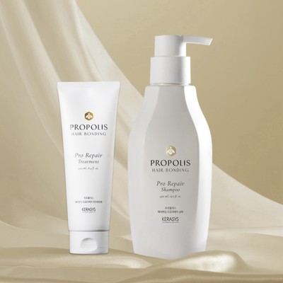 Kerasys Propolis Hair Bonding Shampoo 450ml + Treatment 250ml Set Pro Repair
